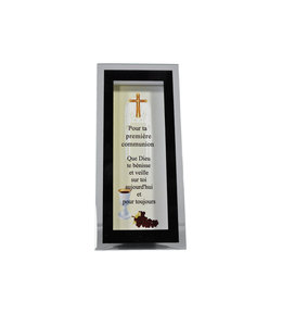 First communion glass and mirror frame (french)