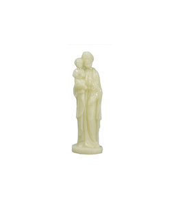 Statue Saint Joseph et l'Enfant,  phosphorescente (15,5cm)