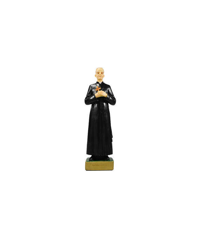 Saint Brother Andre statue with cross (30cm)