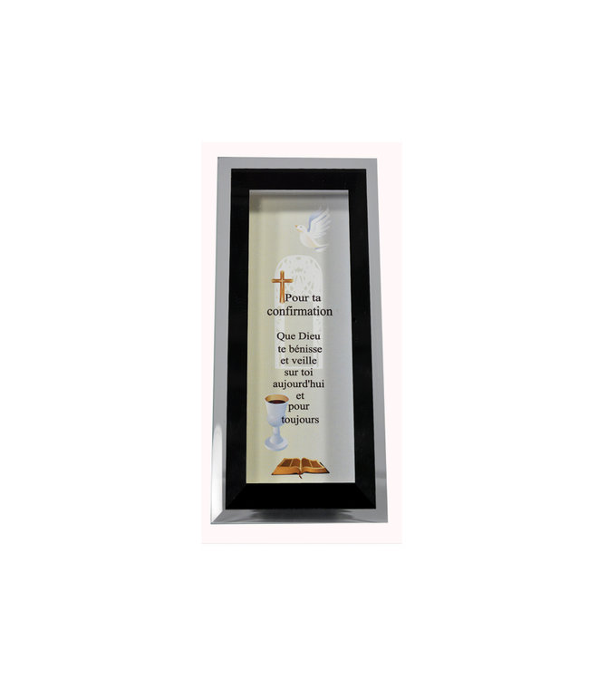 Confirmation glass and mirror frame (french)