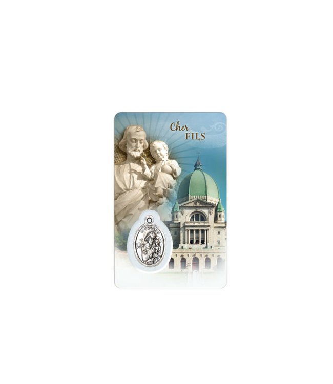 Family medal cards of Saint Joseph (french)
