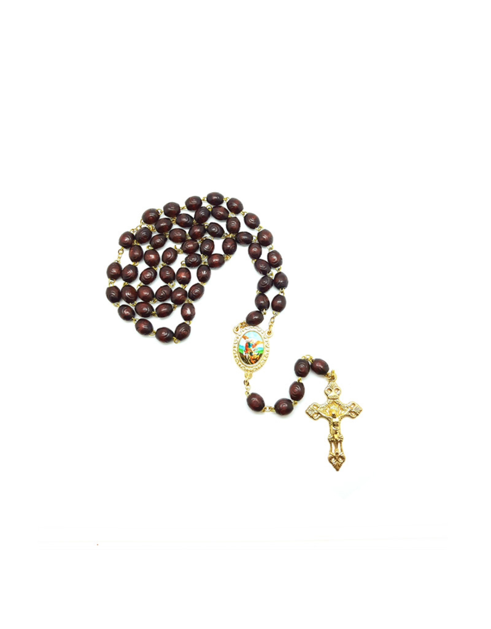 Chapelet Musulman Marron Foncé - 1000 Perles Acryliques Avec Séparateur - Fait Main Pour Prière Et Dhikr