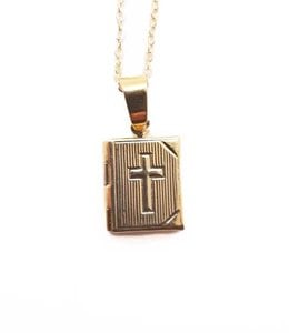 Pendentif : cadre doré Miséricorde et Medjugorje