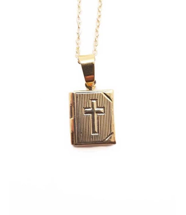 Pendentif : cadre doré Miséricorde et Medjugorje