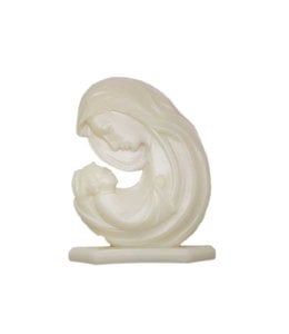 Statue de la Vierge phosphorescente de profil (12cm)