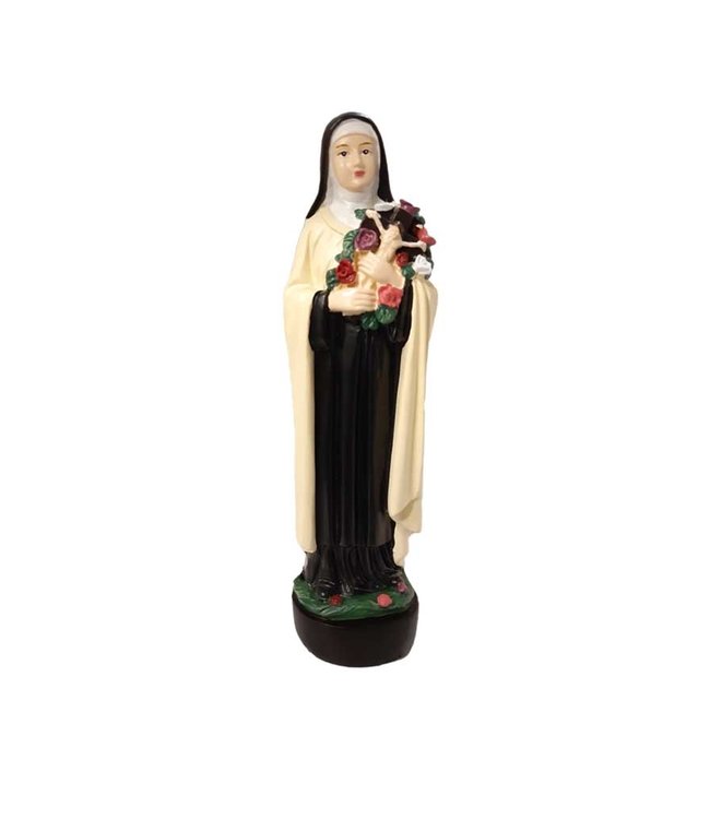 Statue sainte Thérèse en résine (16cm)