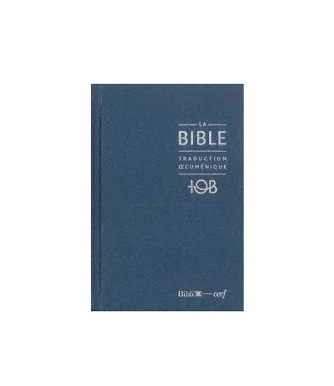 Société Biblique / Bible Society La Bible TOB couverture rigide bleue