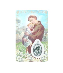Medal card : Saint Anthony