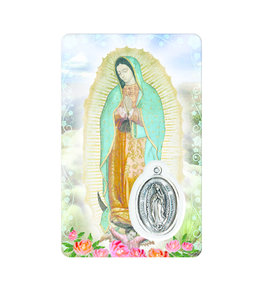 Carte médaille : Virgen de Guadalupe (espagnol)