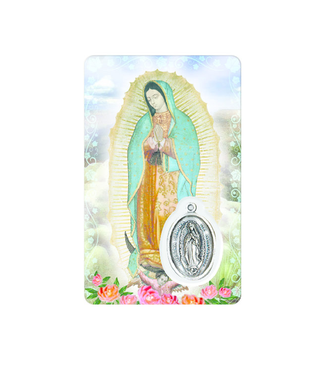 Carte médaille : Virgen de Guadalupe (espagnol)