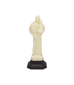 Statue Saint Antoine plastique phosphorescent (10 cm)