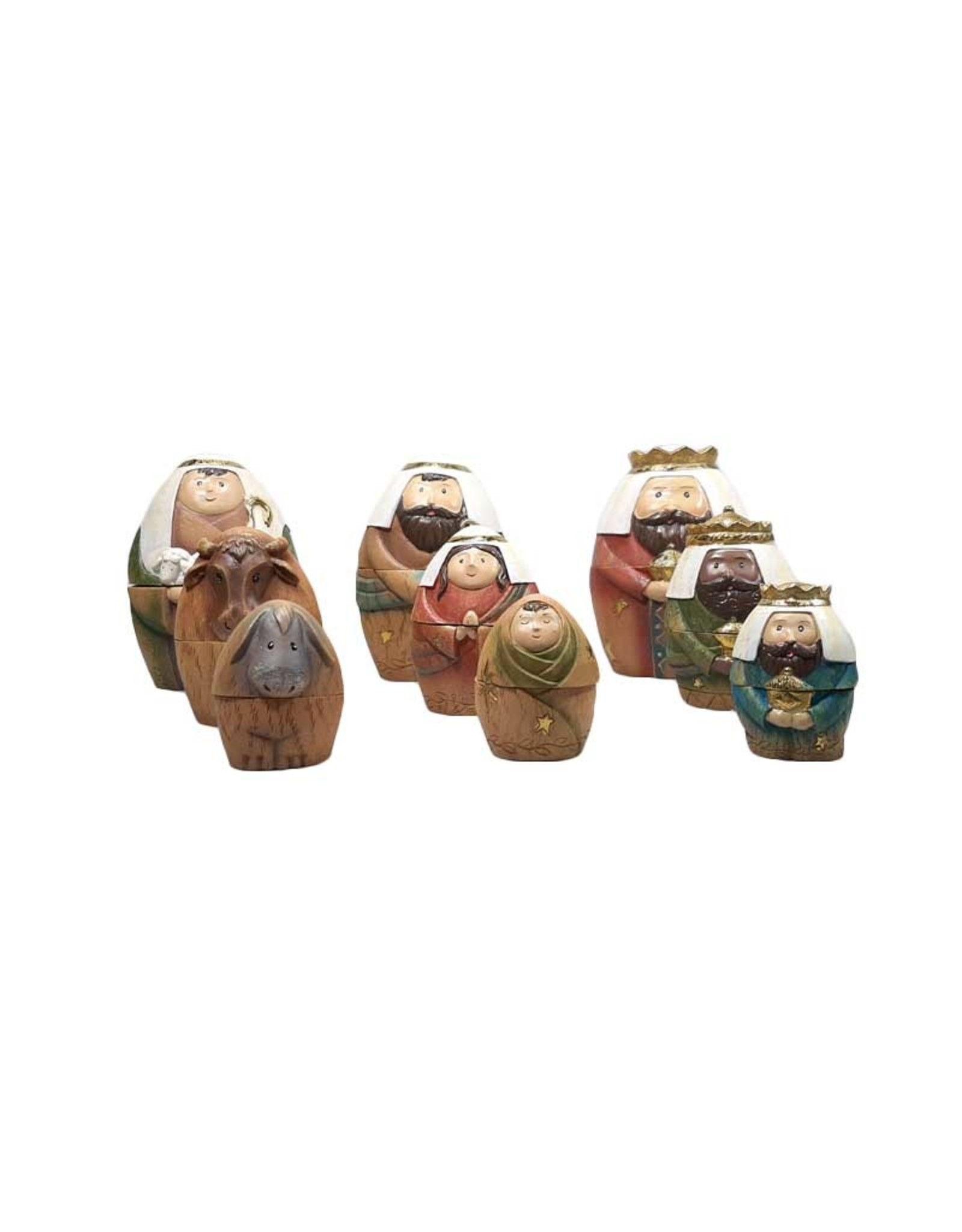 nativity scene nesting dolls