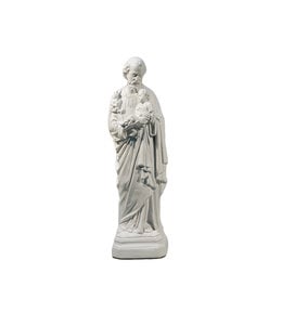 Saint Joseph White Statue