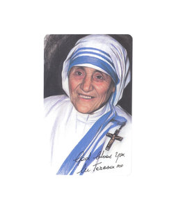 Prayer card Saint Teresa of Calcutta