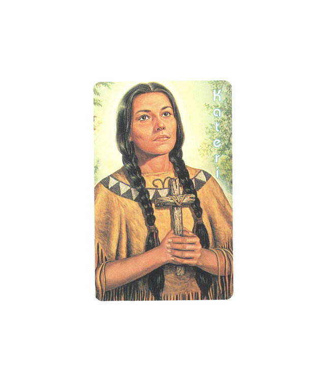 Saint Kateri prayer card