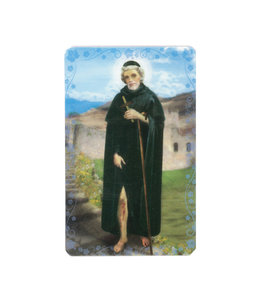 Saint Peregrin prayer card