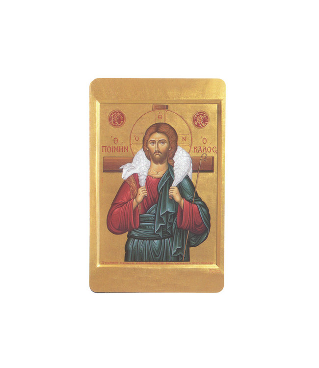 Good Shepherd icon prayer card