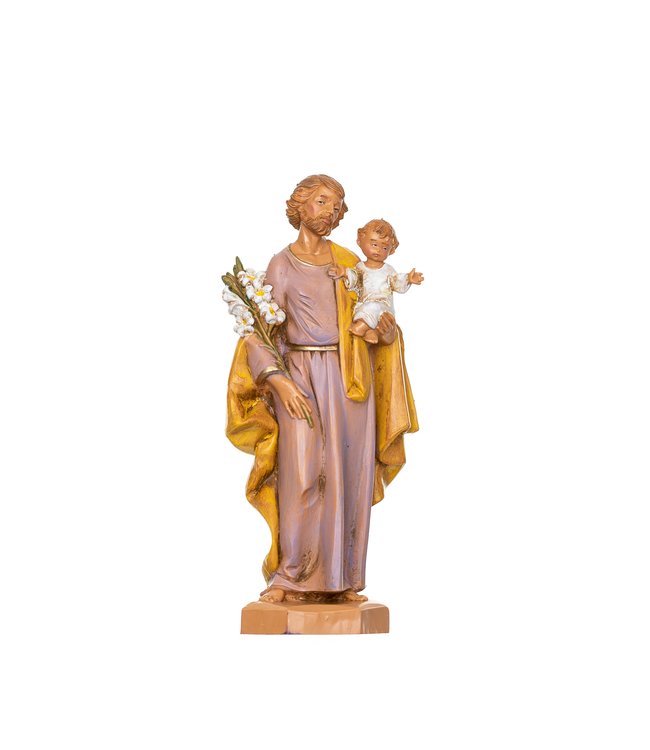 Statue de saint Joseph - Fontanini (16cm)