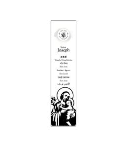 Signet prière avec huile de saint Joseph (anglais)