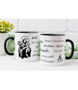 L'Oratoire Saint-Joseph du Mont-Royal Saint Joseph mug, 11 languages