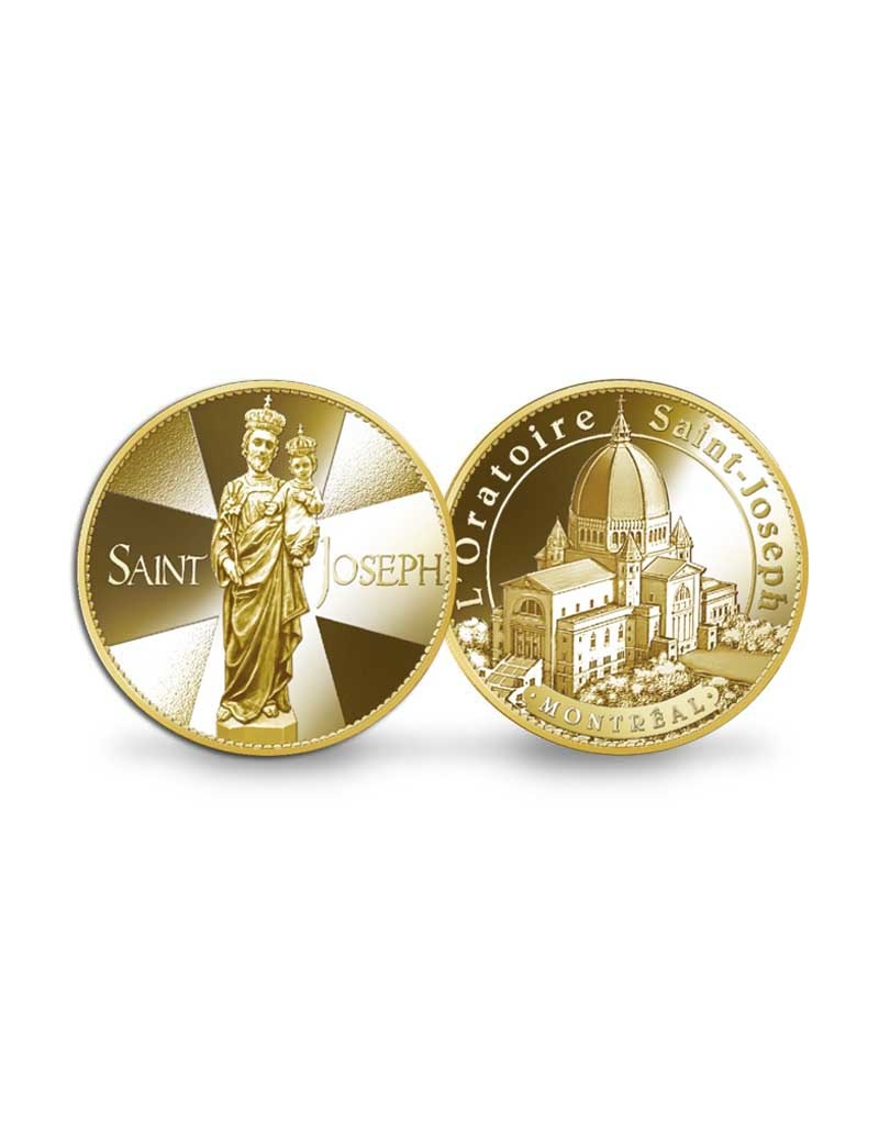 Souvenir medallion of Saint Joseph Gift Shop Saint Joseph’s Oratory
