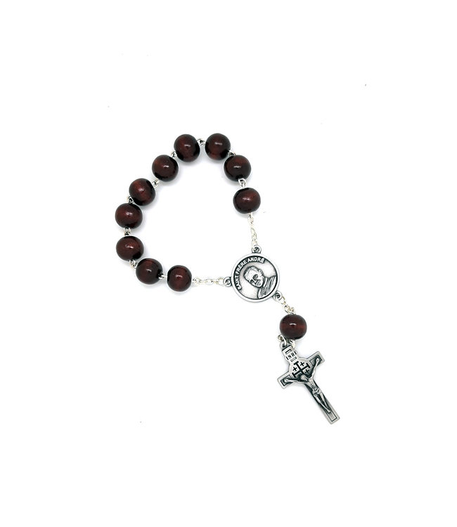 Saint Brother André Decade Rosary with Relic