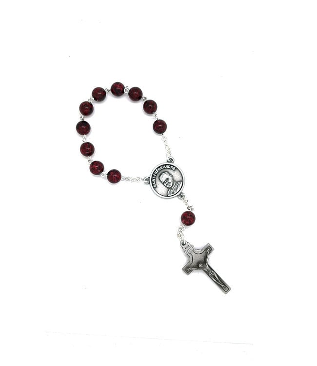 Saint Brother André Decade Rosary with Relic