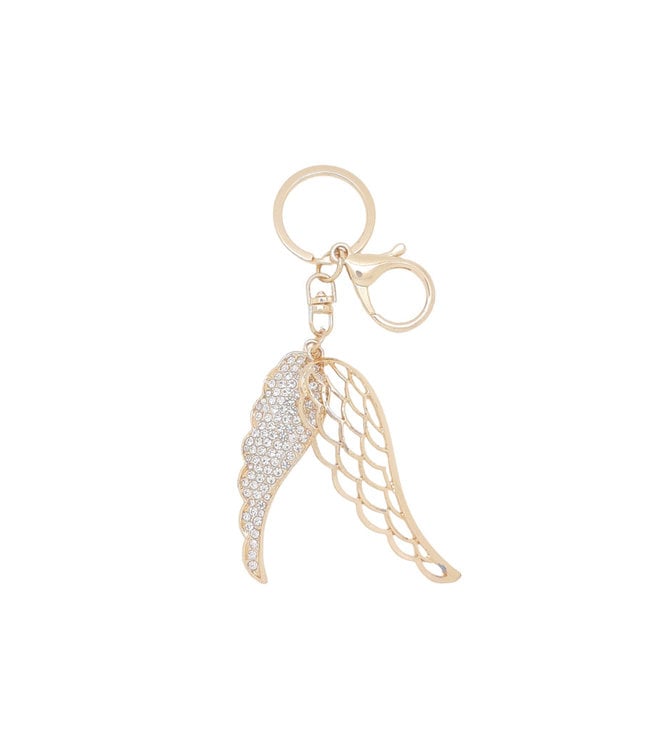 Angel wings keychain