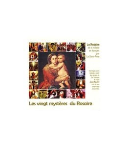 Les vingt mystères du Rosaire (2CD) Pape Jean Paul II (french)