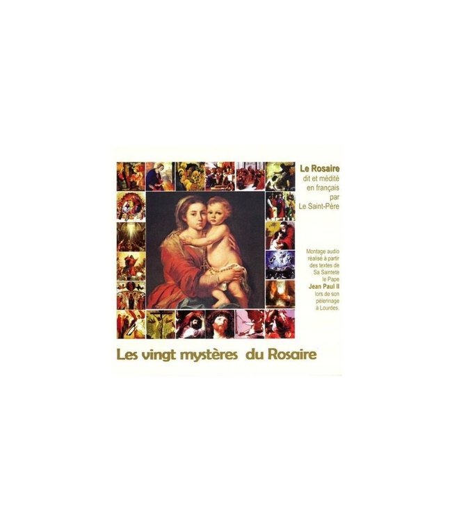 Les vingt mystères du Rosaire (2CD) Pape Jean Paul II (french)