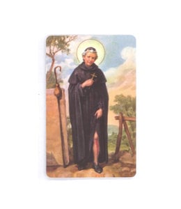 Saint Peregrin prayer card (French)