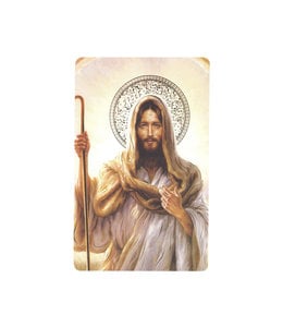 Good Shepherd prayer card (French)