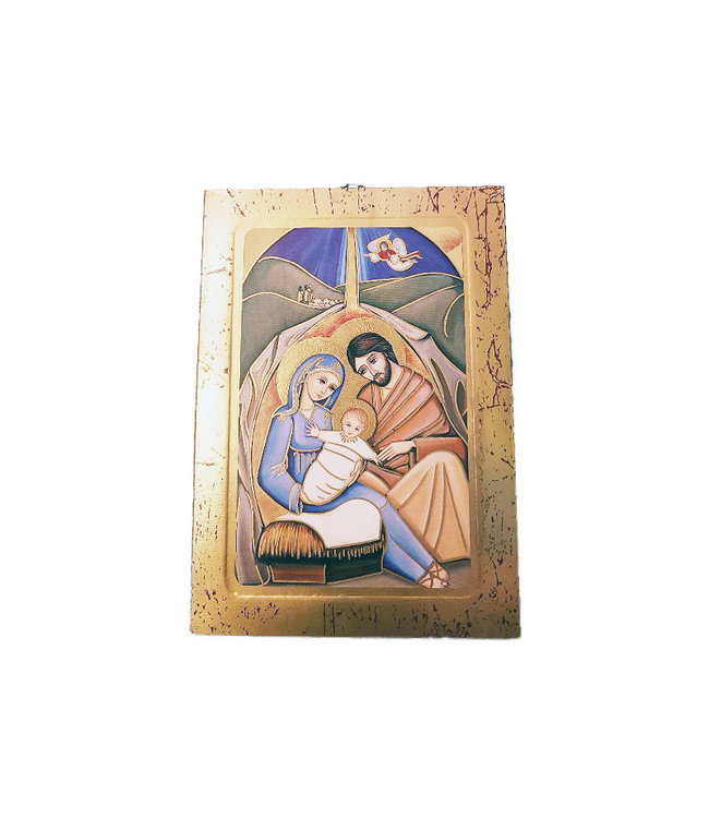 Nativity icon on wood
