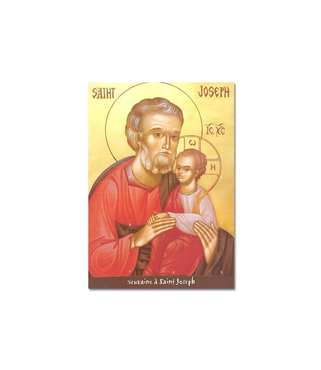 Novena calendar to St. Joseph for the family (French)