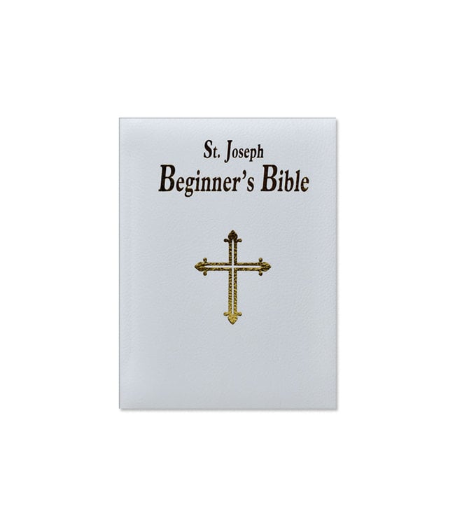 Catholic Book Publishing St. Joseph Beginner's Bible - white (Anglais)