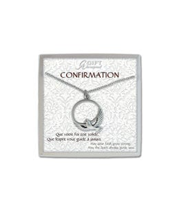 Confirmation dove pendant and chain