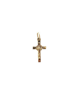 Croix de saint Benoît, or 10k