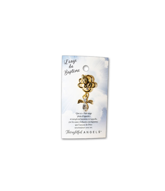 Pin angel of baptism (French)