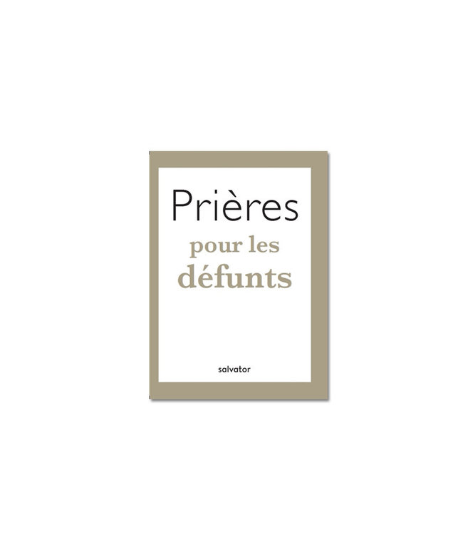 Salvator Prières pour les défunts  (French)