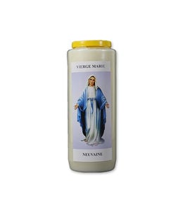 Chandelles Tradition / Tradition Candles Novena candle Vierge Marie (French)