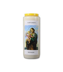 Chandelles Tradition / Tradition Candles Novena candle saint Joseph (French)