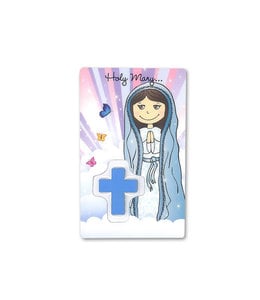 Carte médaille Holy Mary...Mother of Jesus, pray for me