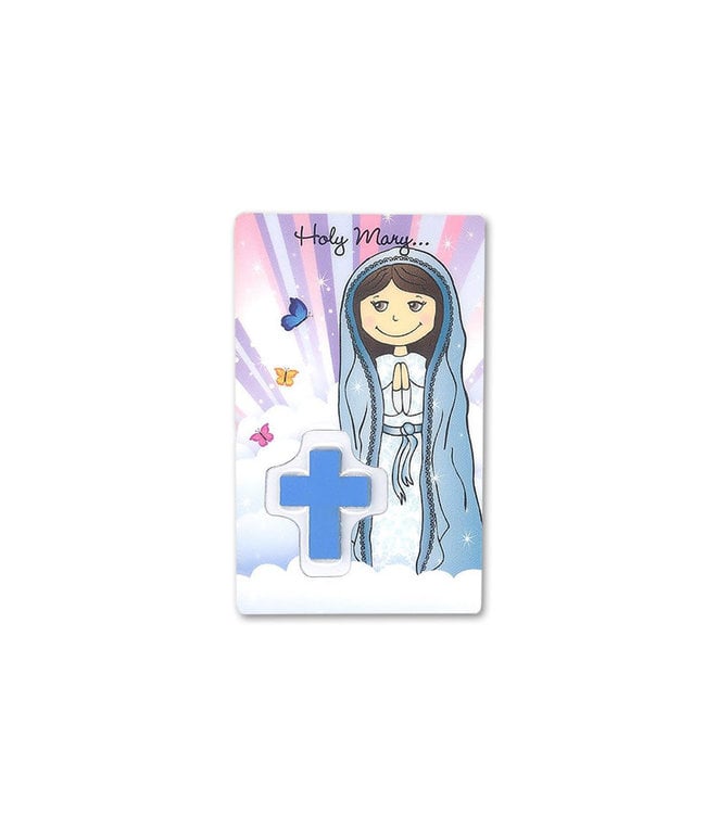 Carte médaille Holy Mary...Mother of Jesus, pray for me