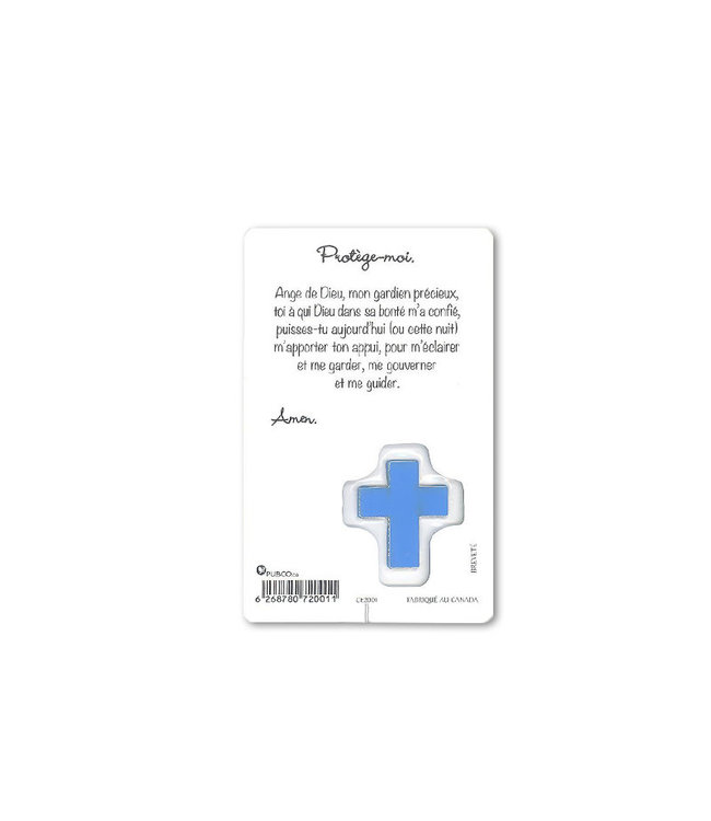 Carte médaille Ange gardien garçon