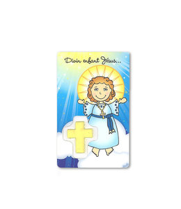 Carte médaille Divin enfant Jésus