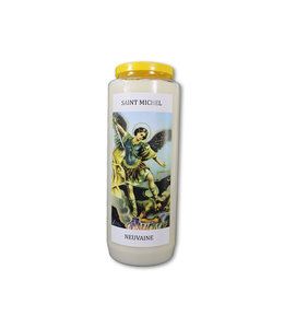 Chandelles Tradition / Tradition Candles Novena candle saint Michel (French)
