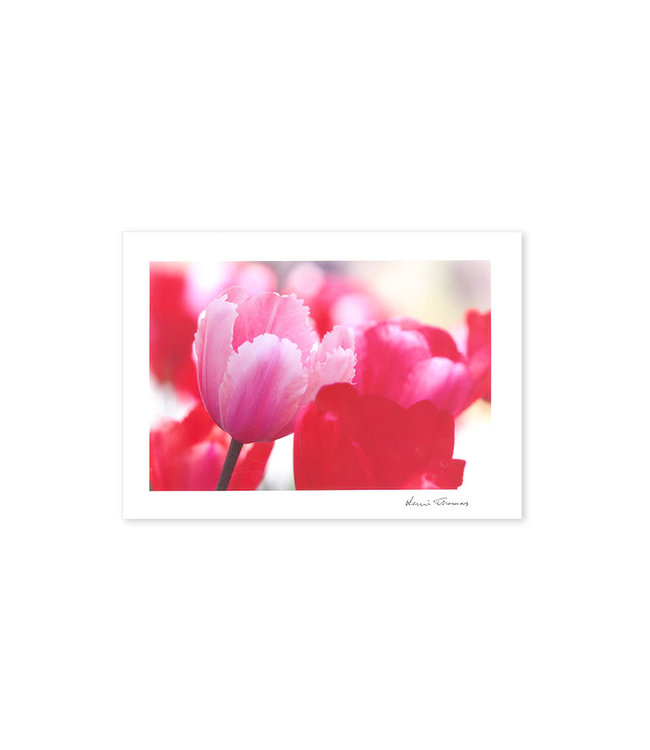 Greeting card with flowers