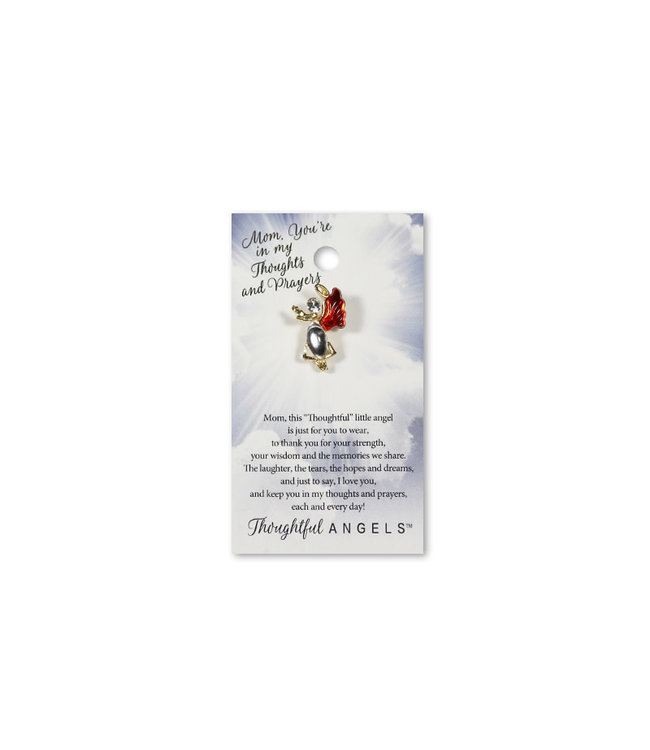 Mother angel pin
