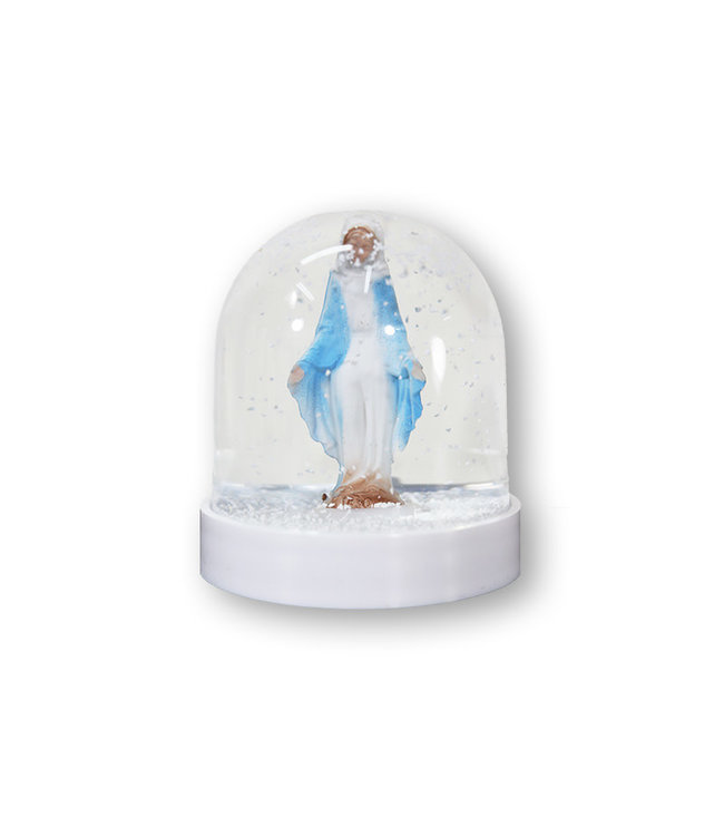 Miraculous Virgin snow globe