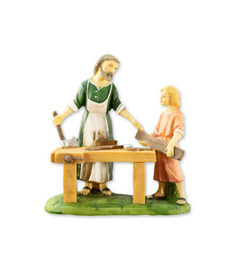 Statue of Saint Joseph the worker and Jesus